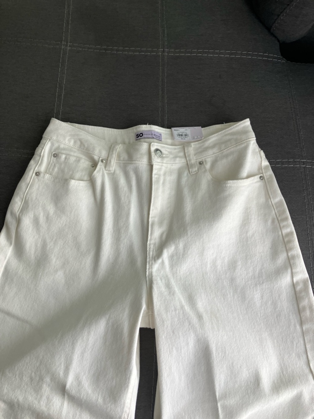SO Cream High-Rise Balloon Jeans with Raw Hem - Picture 4 of 4